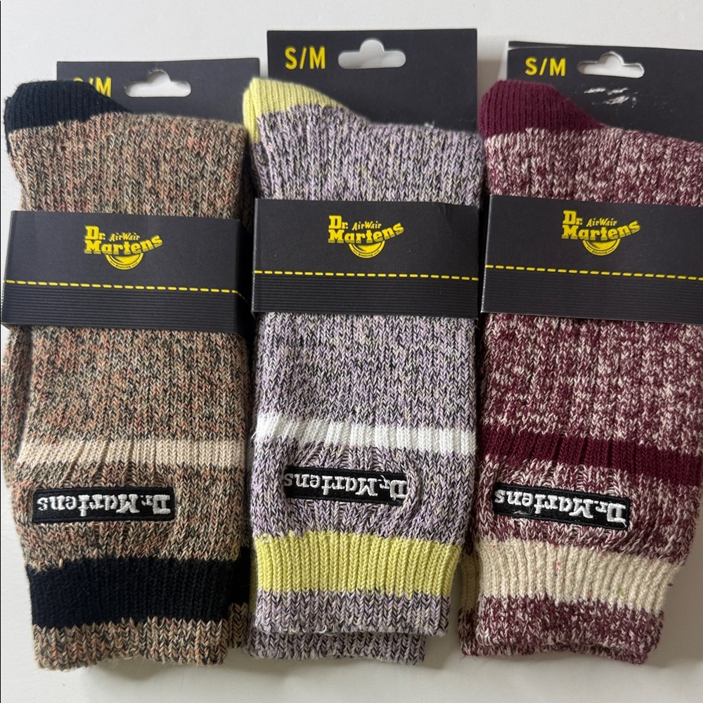 Dr Martens Marl Socks - 3 Pairs Small / Medium